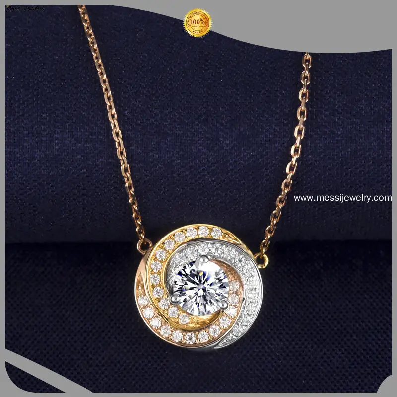 Messi Jewelry | Hot Sale moissanite solitaire necklace factory direct supply 1