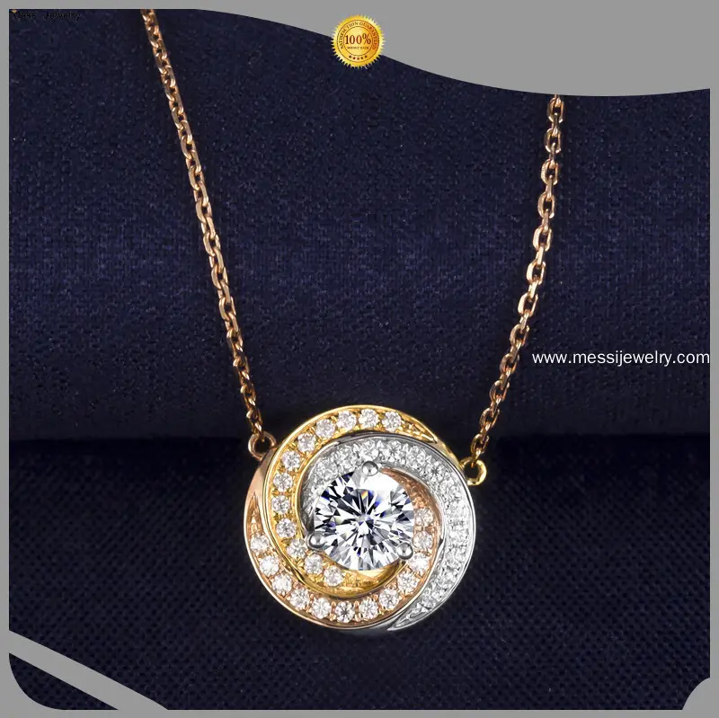 Messi Jewelry | Hot Sale moissanite solitaire necklace factory direct supply 1