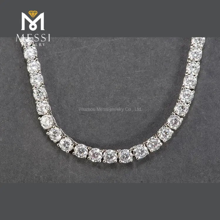 Messi Gems 4mm CZ Tennis Necklace - Best Quality, Low Price 2