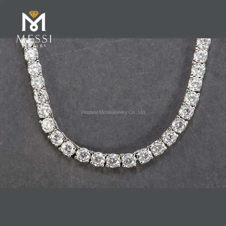 Messi Gems 4mm CZ Tennis Necklace - Best Quality, Low Price 2