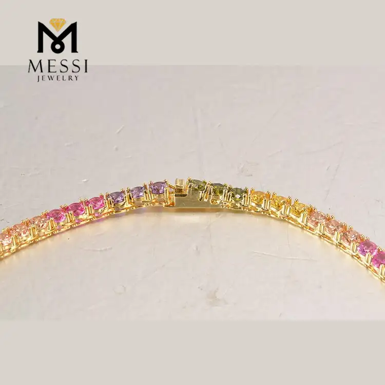 Messi Gems 4mm CZ Tennis Necklace - Best Quality, Low Price 7