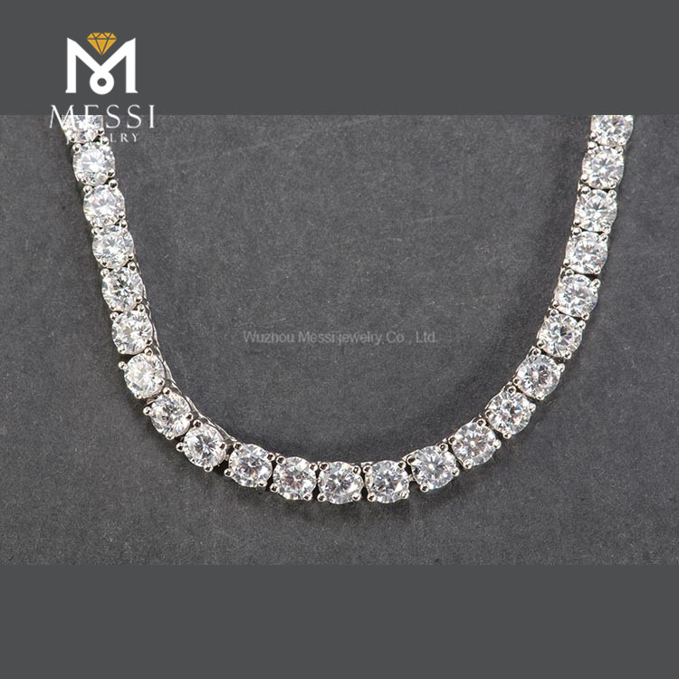 Messi Gems 4mm CZ Tennis Necklace - Best Quality, Low Price 10