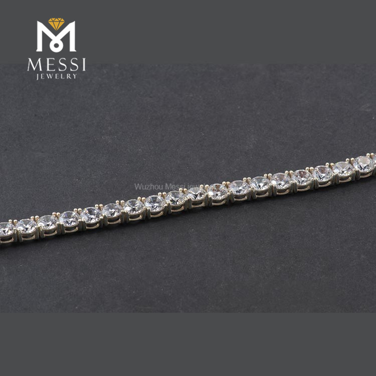 Messi Gems 4mm CZ Tennis Necklace - Best Quality, Low Price 14