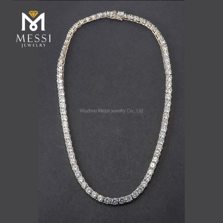 Messi Gems 4mm CZ Tennis Necklace - Best Quality, Low Price 13