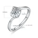 Best Price moissanite silver engagement rings factory direct supply | Messi Jewelry 2