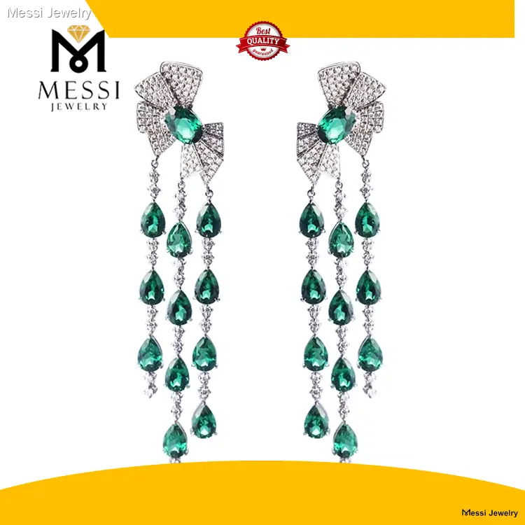Custom opal studs made in china Manufacturer | Messi Jewelry 1