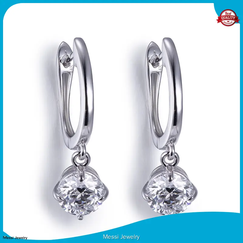 lab created diamond stud earrings at Wholesale Prices | Messi Jewelry 1