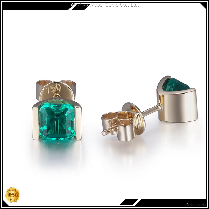 Messi Jewelry | Customized precious stone earrings highly rated 1