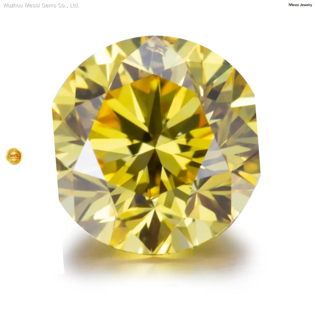 Custom yellow diamond lab grown suppliers Manufacturer | Messi Jewelry 1