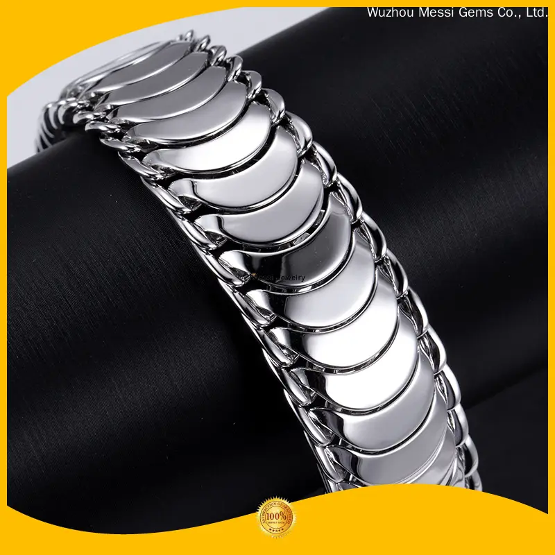 Custom moissanite silver bracelet factory Manufacturer | Messi Jewelry 1