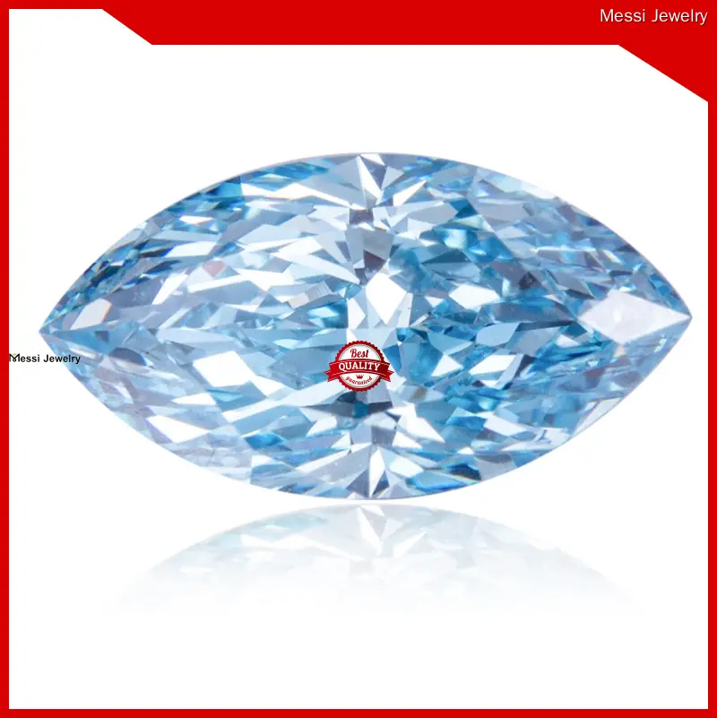 Custom marquise lab diamond suppliers Manufacturer | Messi Jewelry 1