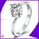 Best Price moissanite silver engagement rings factory direct supply | Messi Jewelry 1
