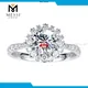 Best Price oval moissanite eternity band from China | Messi Jewelry 1