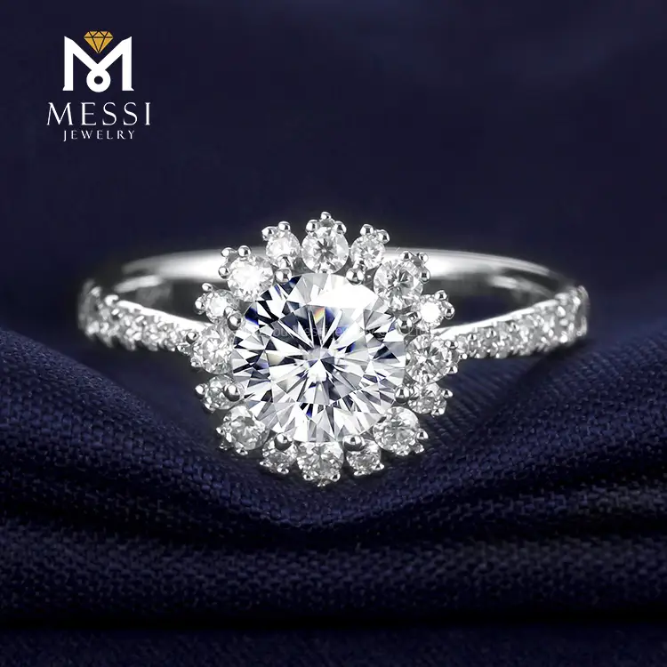 Best Price oval moissanite eternity band from China | Messi Jewelry 6