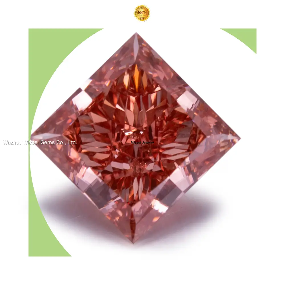 Messi Jewelry | Good Selling 2 carat princess cut lab grown diamond from China 1