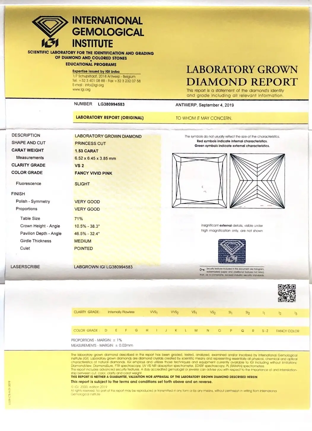 Messi Jewelry | Good Selling 2 carat princess cut lab grown diamond from China 7