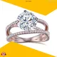 rose gold moissanite wedding band at Wholesale Prices | Messi Jewelry 1