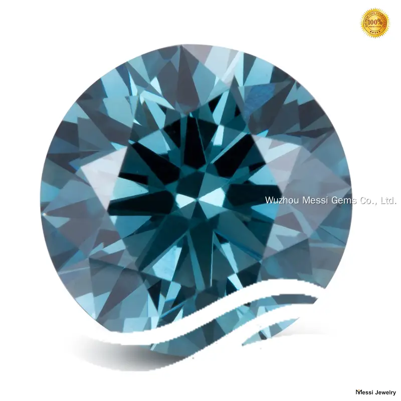 Best Price lab grown blue diamond ring suppliers | Messi Jewelry 1