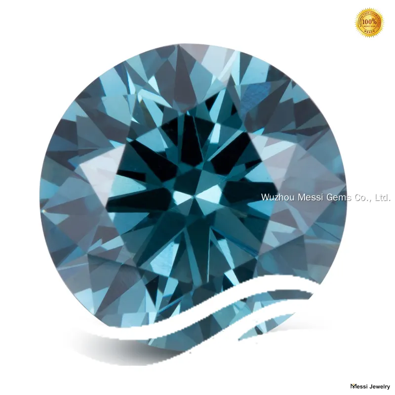 Best Price lab grown blue diamond ring suppliers | Messi Jewelry 1