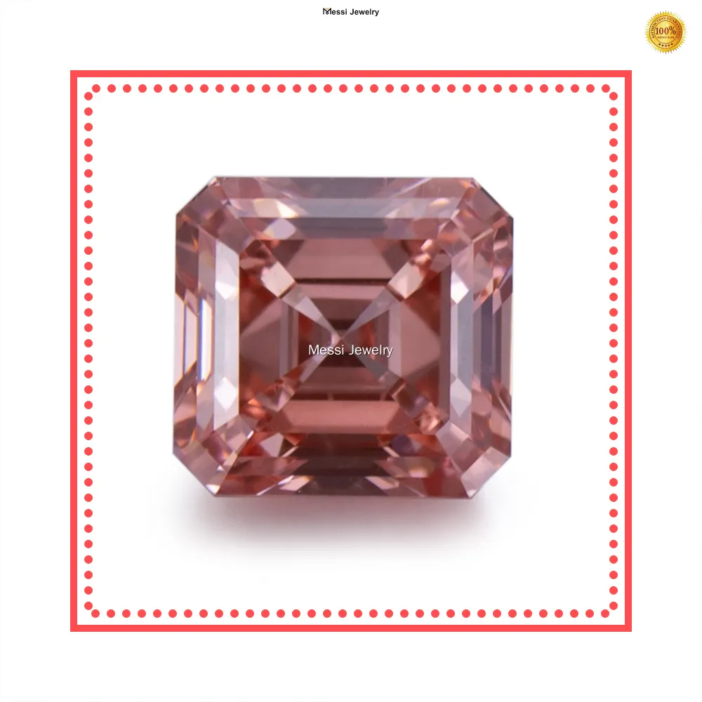 Quality emerald cut lab diamond ring wholesale | Messi Jewelry 1