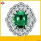 Creative moissanite stud earrings customized | Messi Jewelry 1