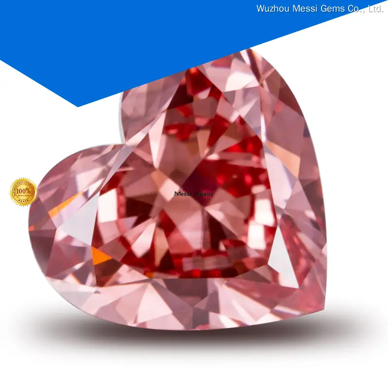 Messi Jewelry | Fashion heart shaped lab diamond quality assurance 1
