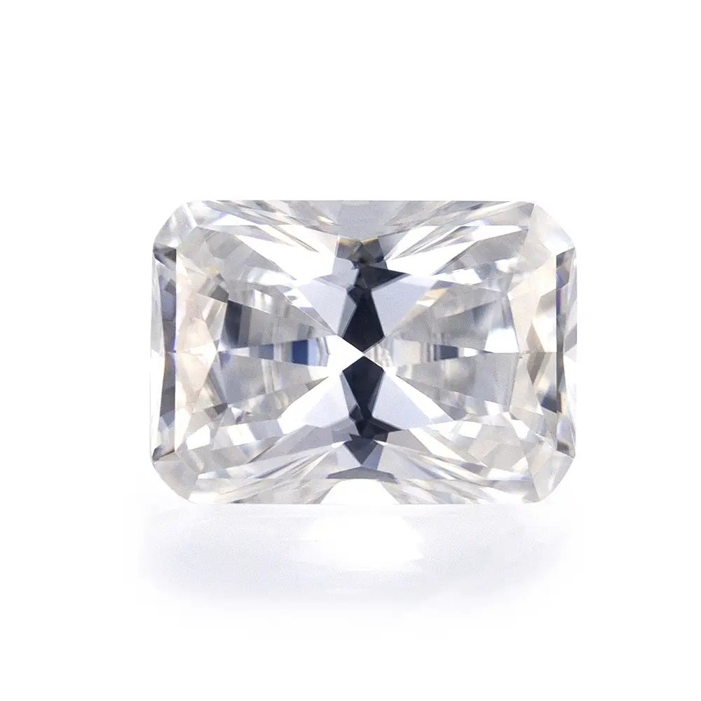 Certificato di moissanite taglio radiante d ef gh color grad 1
