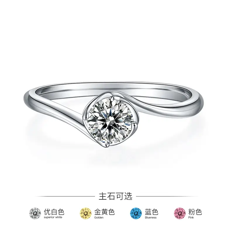 moissanite silver ring at Wholesale Prices | Messi Jewelry 4