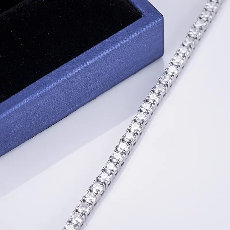 4.0mm Lab Diamond 9k Customization Bracelet 4