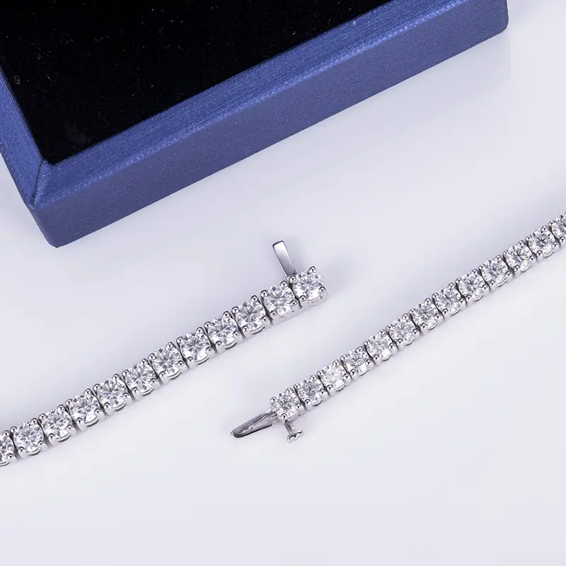 4.0mm Lab Diamond 9k Customization Bracelet 5