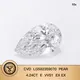 4.24ct E VVS1 Pear Lab Diamond - IGI -certificeret - Tilpas dine egne 5