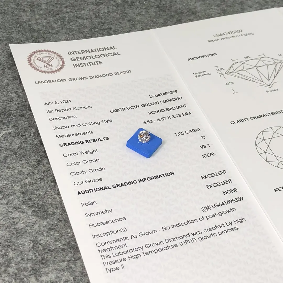 Lab Grown Diamond Large Lab Grown Diamonds for Sale Forjewelry Collection Manufacturing 2