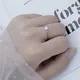 925 Silver Moissanite Engagement Ring - Messi Gems MS-513 6
