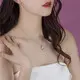 Messi Moissanite Solitaire Necklace - White Gold Fashion Jewelry 7