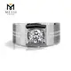 Messi Jewelry 1 Carat White Gold Men's Moissanite Ring 4