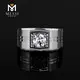Messi Jewelry 1 Carat White Gold Men's Moissanite Ring 6