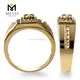 Customized rose gold moissanite wedding set supply | Messi Jewelry 3