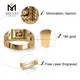 Customized rose gold moissanite wedding set supply | Messi Jewelry 4