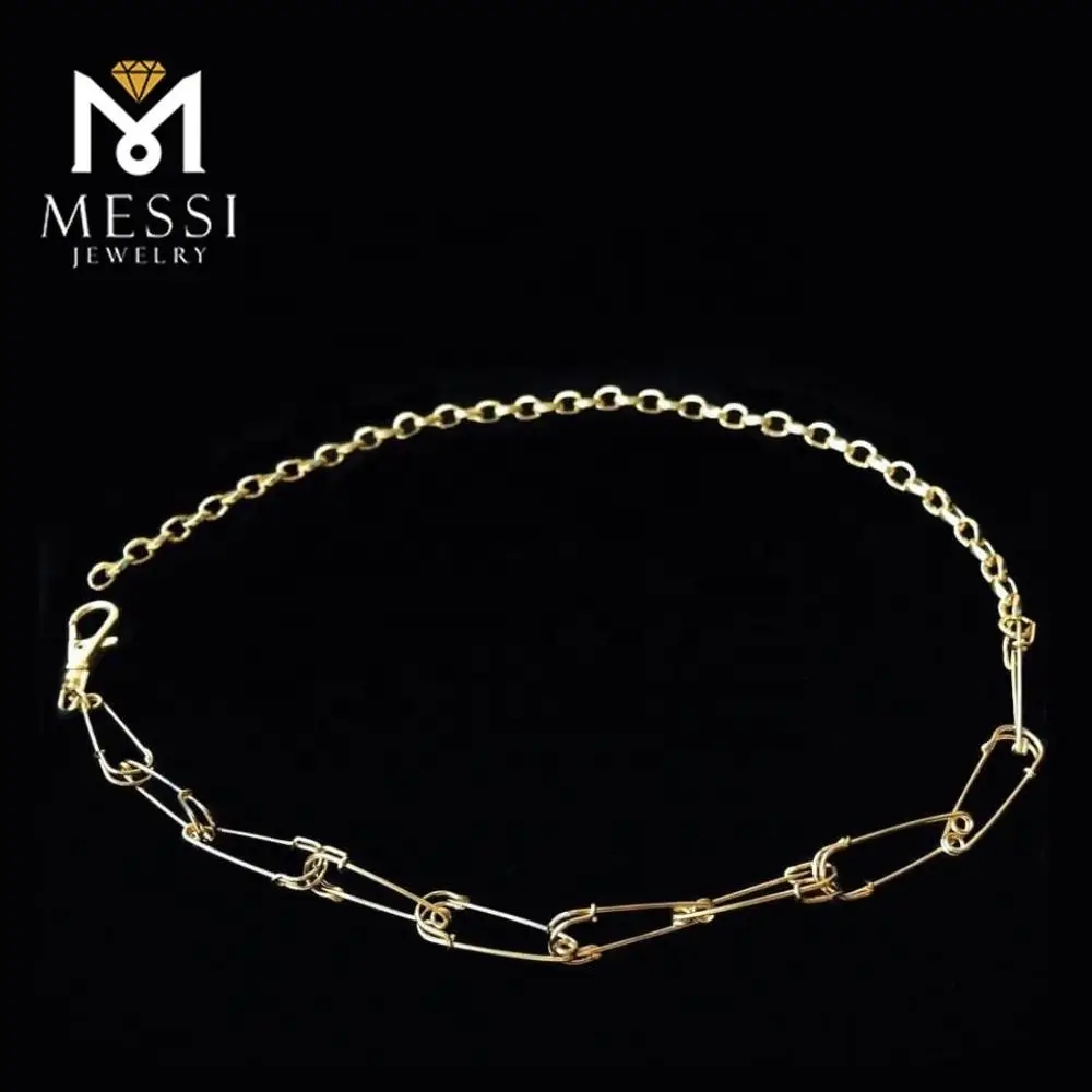 Gioielli Messi - Messi Jewelry Instagram Bloger Dichiarazione di tendenza Collana Fashi 1