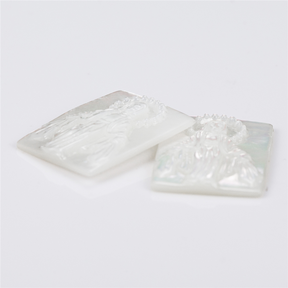 Messi Alahas - OVAL White Bluse MARIA Shell Inahan sa perlas Inahan Sa Perlas 11