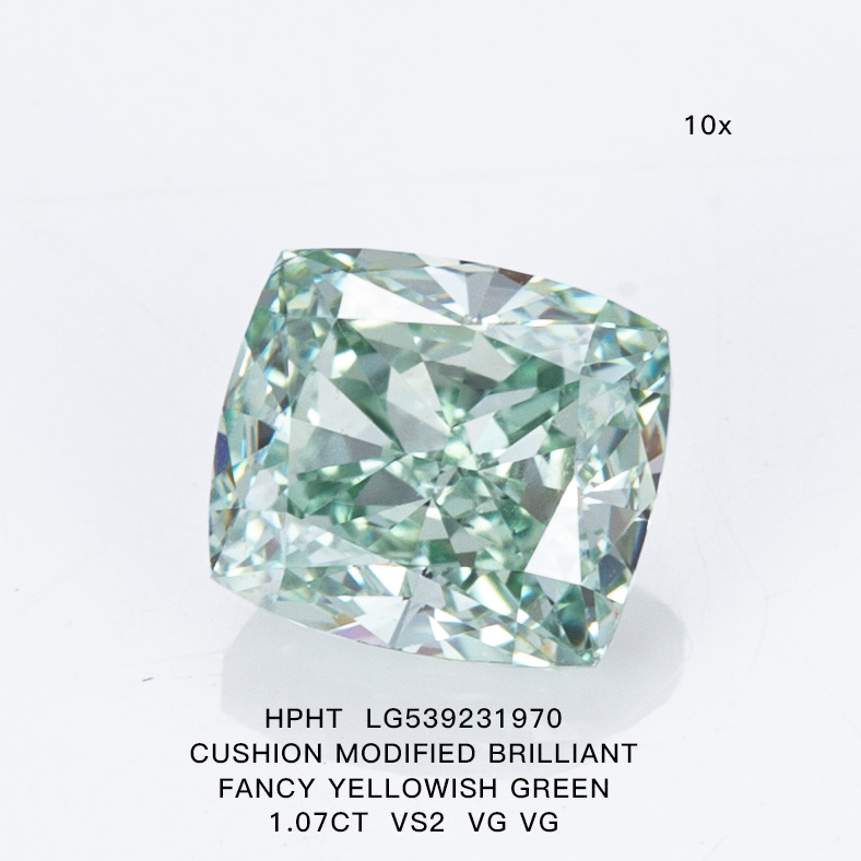 green lab grown diamonds