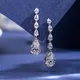 Custom 18K White Gold Earrings with Lab Diamonds 6