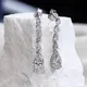Custom 18K White Gold Earrings with Lab Diamonds 7