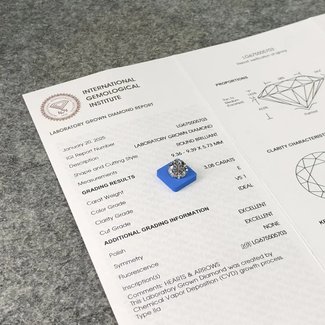 5ct Lab Diamond Quality Assurance for Bracelet 2