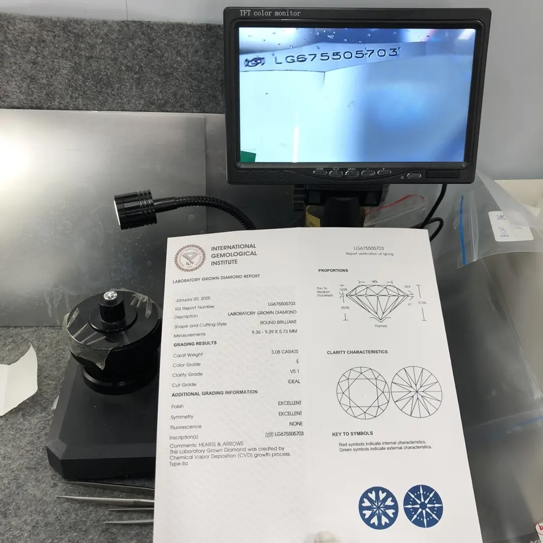 5ct Lab Diamond Quality Assurance for Bracelet 4