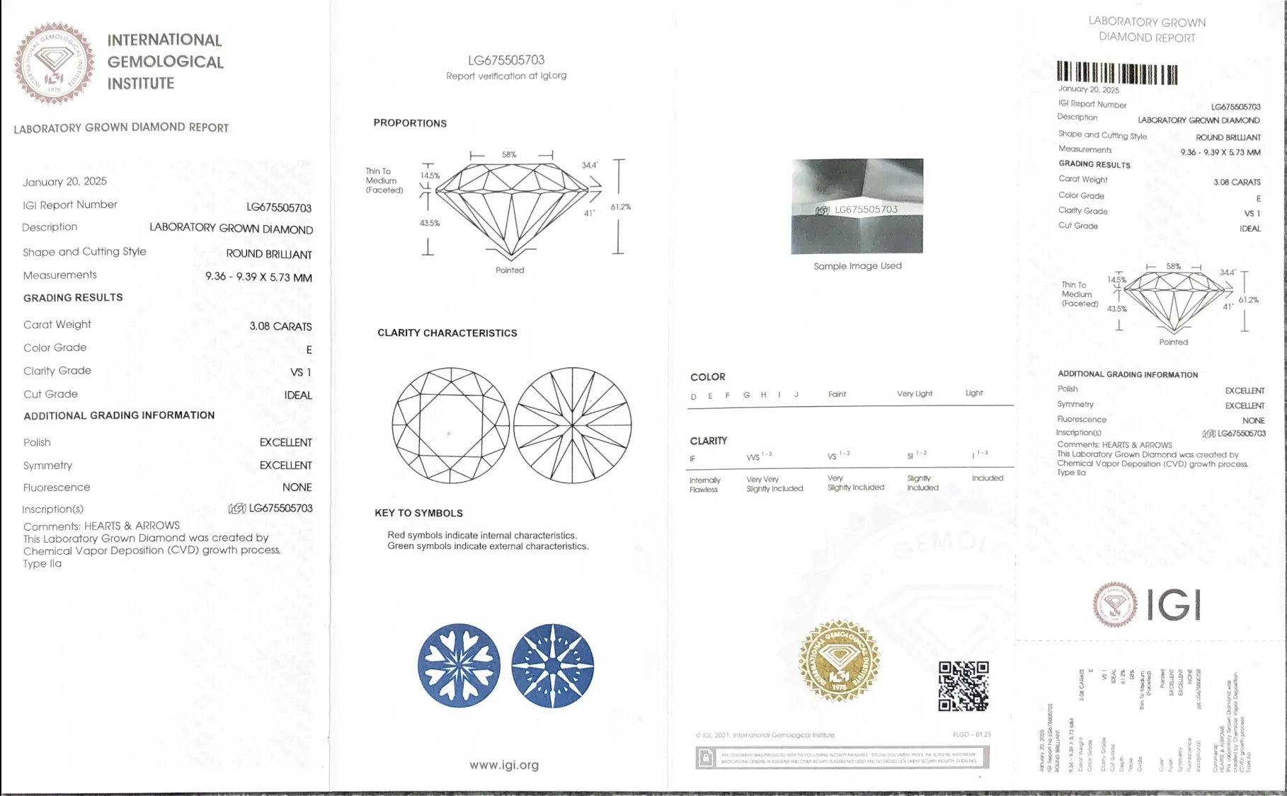 5ct Lab Diamond Quality Assurance for Bracelet 3