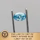 1.26CT Oval Fancy Intense Blue Lab Diamond - Christmas Gift 5
