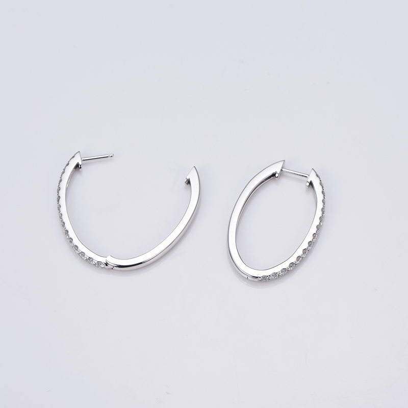 MSE-640 Messi Jewelry 18K14K Gold Earring Custom Jewelry Manufacturer 12