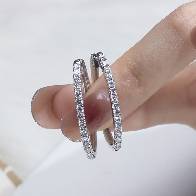 MSE-640 Messi Jewelry 18K14K Gold Earring Custom Jewelry Manufacturer 9