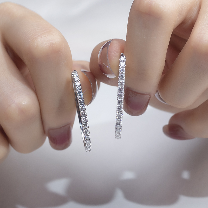 MSE-640 Messi Jewelry 18K14K Gold Earring Custom Jewelry Manufacturer 8